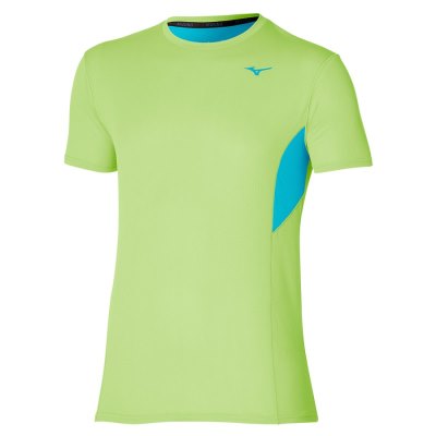 Camisa Mizuno Dryaeroflow Hombre Verdes Claro - Chile M784ONELAK